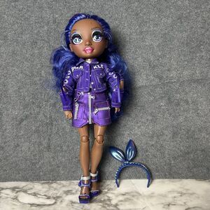 Rainbow High Doll 11” Krystal Bailey Fashion Doll Indigo